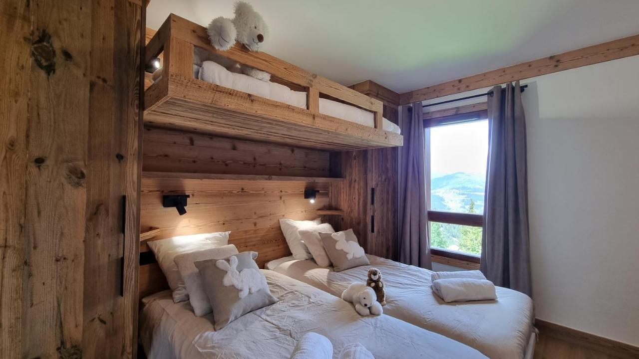 Les Arcs  Arcs 1950 Appartement Luxe Type Chalet 5 A 7 Personnes Vue Imprenable Sur Le Montblanc Skis Aux Pieds מראה חיצוני תמונה