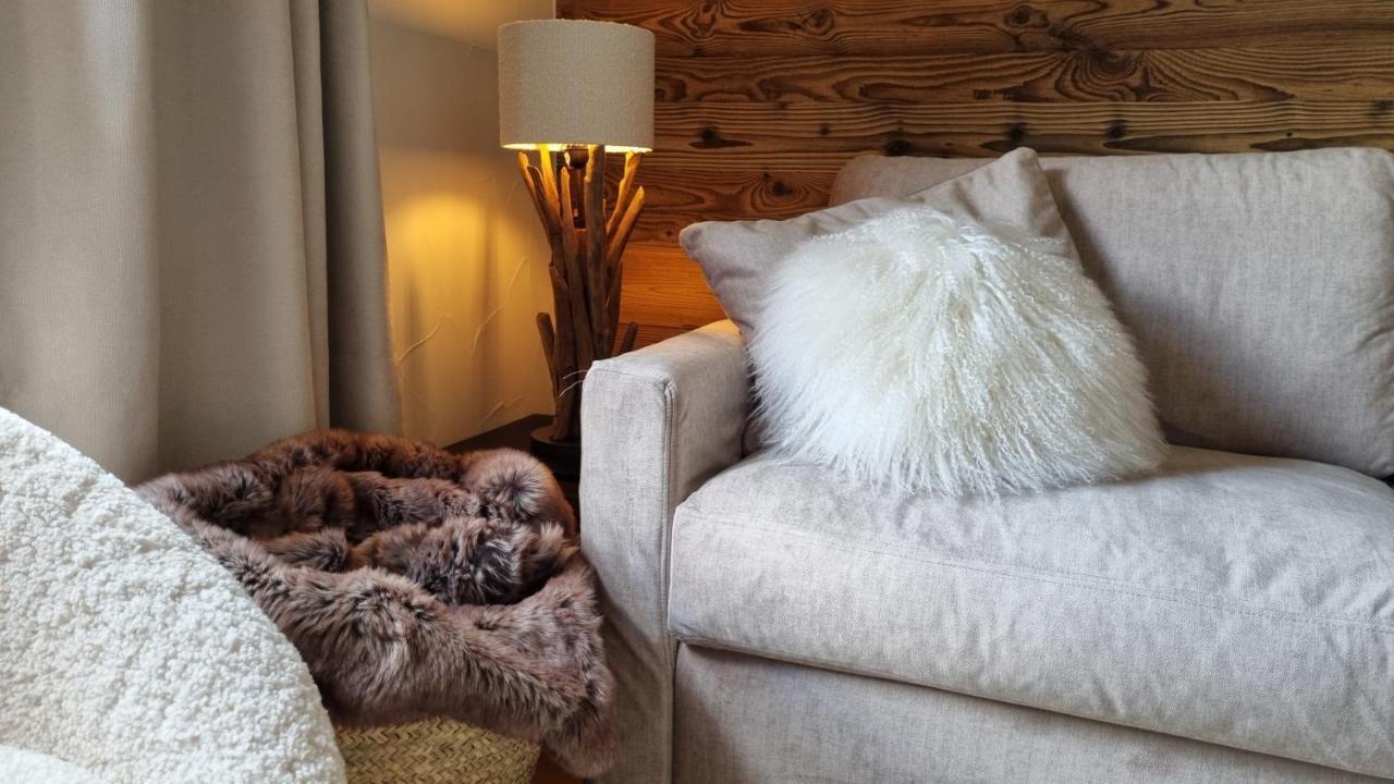 Les Arcs  Arcs 1950 Appartement Luxe Type Chalet 5 A 7 Personnes Vue Imprenable Sur Le Montblanc Skis Aux Pieds מראה חיצוני תמונה